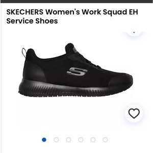 Skecher’s Slip Resistant Work Shoes in Black